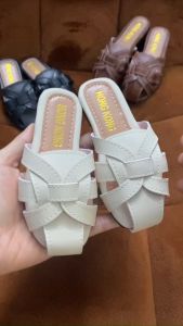 Dép sục dọ đan dây da mềm đế dẻo chống trơn trượt cho bé gái