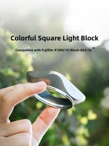 Kase Square Camera Lens Hood for Fujifilm X100Vi X100V 100F 100S X100T Available in Silver And Black