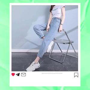 Jeanswest | Quần Harem Phong Cách Dễ Dàng Cao Waist Slim Fit Mùa Hè Tencel