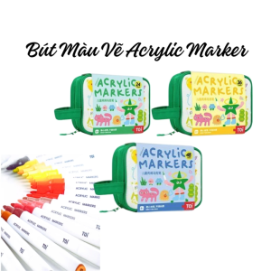 Bút Lông Màu Acrylic Marker - Viết Vẽ Đa Năng Được Trên Nhiều Chất Liệu - TOI - Đồ Chơi Mỹ Thuật Sáng Tạo Cho Trẻ