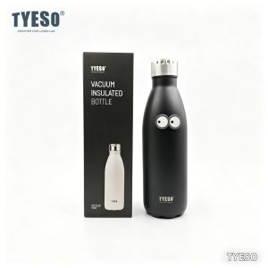TYESO | Bình Giữ Nhiệt Thép Không Gỉ Hình Chai Cola Tyeso 750ml Thiết Kế Que Kẹo Dễ Thương Bình Nước Thể Thao Di Động Cách Nhiệt Dùng Cho Du Lịch