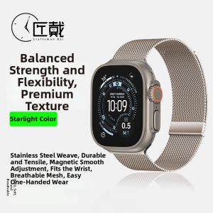 CRAFTSMAN DAI | Milanese Loop Mens Apple Watch Strap