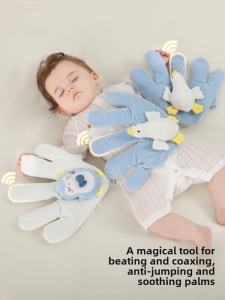 Baby Shock Big Comfort Palm Newborn Baby Anti-Startle Pressure Pillow Coax Sleep Sense of Security Pat Handy Gadget Hug Sleep