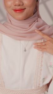 DAVINA Ladies Novie Necklace Sterling Silver 925 - Kalung Wanita Perak S925 Bintang Stars