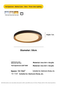 NSWR | Retro Style High-end Ceiling Light Full Spectrum Eye Protection