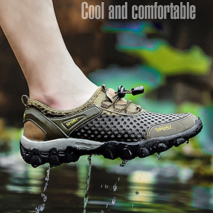 2025 Mens Outdoor Hiking Shoes For Men Summer Beach Sandals For Men Non-slip Walking Rock Climbing Shoes Mens Shoes