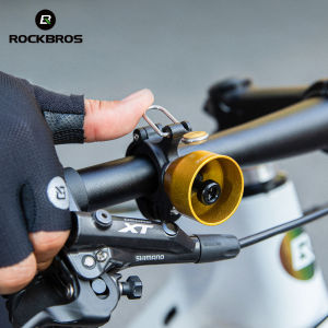RockBros | ROCKBROS Bike Bell Compact High-pitched Bell Warning Stable Bicycle Mini Horn Bell Copper Waterproof Retro Crisp Cycling Bell