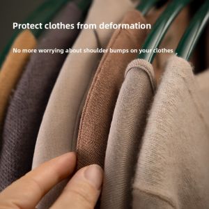 No-Trace Hanger Home Use Clothes Hanging Shoulder Protection Anti-Crease Thickened And Bigger Non-Slip Cooling Coat Clothes Drying Holder