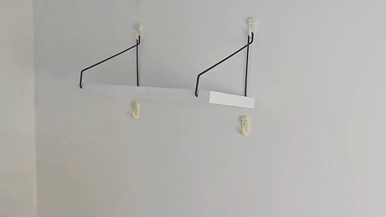 Minimalist Floating Wall Shelf 30/60/90cm Invisible Bracket Shelf Modern Home Decor Display Rack