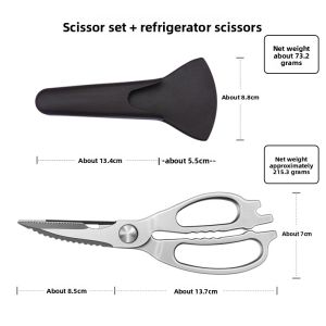BAKULI | Multifunctional Heavy-Duty Kitchen Shears for Food and Bones