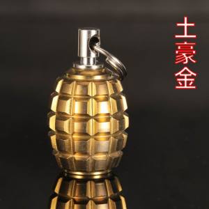 Hong Kong MG Titanium Alloy Hand Grenade Pendant Bead Ear Spoon Fruit Stick Toothpick Holder Outdoor Camping Travel Supplies