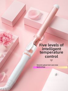 Ceramic Curling Iron Large Curl Womens Permanent Wave Hair Styling Tool Fast Heating Negative Ion Professional Salon Grade