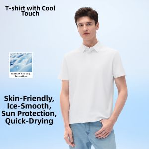 MUZHIBAIXIAOT | Cool & Quick Dry Sun-Protective Mens Polo Shirt