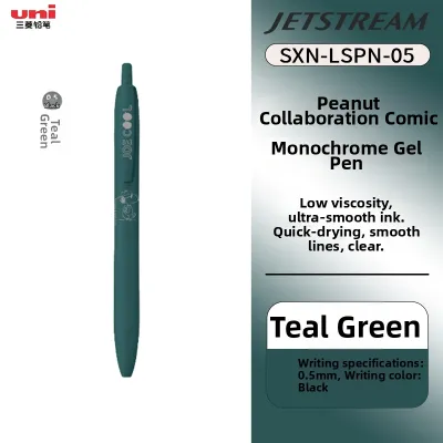 Snoopy Limited Edition Medium Oil Pen Click Type Low Viscosity Smooth Business Use Ballpoint Pen 0.5mm