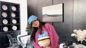 TORAS Letter CRUISE Curved brim cap Childrens Baseball cap with small face and multicoloured cap