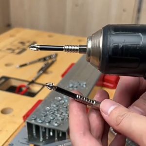 6pcs Magnetic Screwdriver Bits Set Anti-Slip PH2 Standard Phillips Screw Driver Drill Set 25mm-150mm