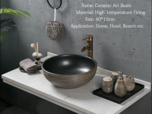 Ceramic Art Basin Ceramic Antique Art Bathroom Countertop Sink High Quality