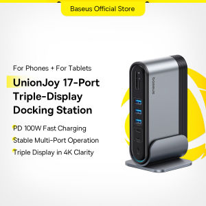 Baseus 17 in 1 Type C to Multi HDMI USB 3.0 with Power Adapter Docking Station for MacBook Pro RJ45 OTG USB Ports USB C HUB