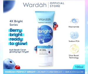 Pembersih Muka Halal Wardah Pecfect Bright Creamy Foam
