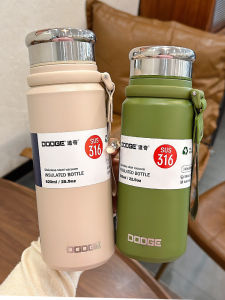 Dodge High End Stainless Steel 316 Large Capacity Business Water Cup with Tea Separator Mens Style Thermal Mug New 2024