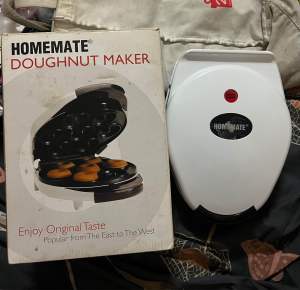 HOMEMATE เครื่องทำโดนัท รุ่น HOM-DONUT แบบกลม มือสอง