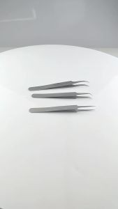 Straight/corner/elbow hair transplant pliers stainless steel forceps 0.15mm hair transplant tool