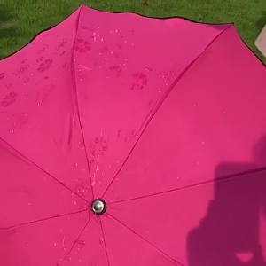 Magic Fold Umbrella Portable UV Protection Sun & Rain Ready Color-Changing After Water