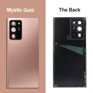 For Samsung Note 20 Ultra Battery Back Cover Glass Panel Rear Door Adhesive Replace Housing Case Compatible with Note 20 Ultra