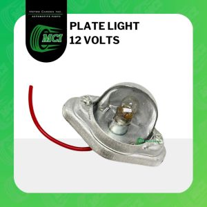 Plate Light Universal 12V Volts License Plate Number Lamp Truck Trailer Car Van Jeepney Bulb Small