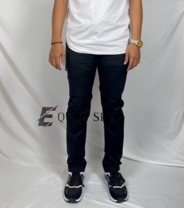 Celana Chino Panjang Pria Slimfit Fifteen Denim Kerja Harian Santai Casual Formal Hitam Abu Cream Mocca Hijau Army Navy Blue Size 27 34