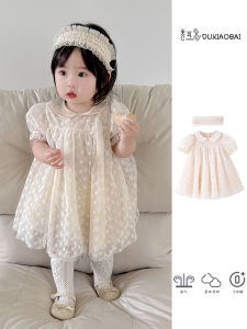 Girl Dress Summer Baby Clothes One Year Old Celebration Dress Pettiskirt Little Girl Summer Clothes Hundred Days Princess Birthday Dress