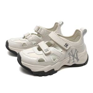 ของแท้ 100% รองเท้า รองเท้าผู้หญิง MLB Bigball Chunky Mask Lux White รองเท้าลำลอง เบา และระบายอากาศ