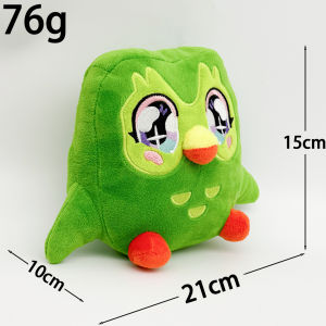 New Duolingo Plush Doll Green Owl Plush Toy Kids