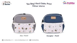 TAS PERLENGAKAPAN BAYI KECIL SNOBBY BEARLY SERIES TAS KEBUTUHAN BAYI SNOBBY SBT 7373