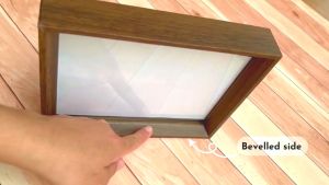 🇸🇬 Nordic Wooden Photo Frame Clear Acrylic Double-Sided Picture Holder Plant Specimen Display Wall Decoration