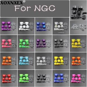Full Set Buttons For NGC Controller Replacement ABXY L R Z Trigger D-pad Thumbstick Caps Conductive Rubber Pads Repair Kit