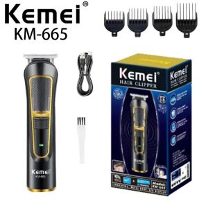 Kemei KM-665 Cordless Hair Clipper Rechargeable Original Hair Trimmer Professional Electric Shaver Barber Razor
