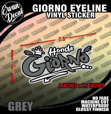 HONDA GIORNO STICKER STYLE VINYL FANCY STYLE