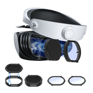 Lens Protector Cover Kit for PSVR2 Protector Accessories Compatible with Playstation VR2 Glasses Spacer Anti-Scratch Ring