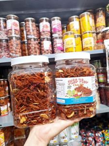 500GR Khô heo cháy tỏi thơm ngon đậm vị - Ăn vặt Thi Thi
