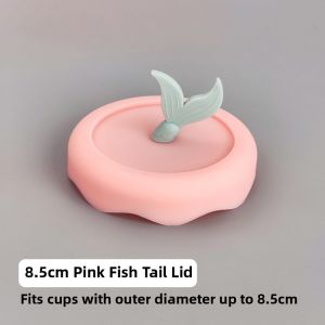 New Food Grade Silicone Cartoon Cup Lid Snowy Mug Lid Water Cup Lid Tea Cup Lid Eco Friendly Mark Cup Cover from China