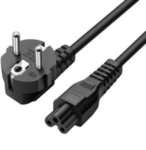 1.5M/1.2M IEC320 C5 EU Dây Nối Dài Nguồn AC 3 Pin Cloverleaf Dành Cho Laptop Dell Lenovo Asus HP Laptop Notebook Sạc
