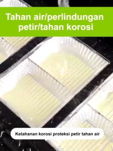 Beli 1 gratis 1 Lampu tenaga surya 1500W LED lampu jalan outdoor tahan air IP67 dinding solar light