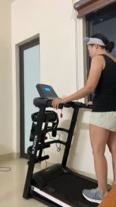 Máy Chạy Bộ Điện Đa Năng A7S Kèm đai massage tạ tay Động cơ 3.0HP  Bảo hành 5 năm Kèm Video hình ảnh thật .