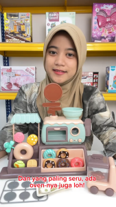 Mainan Anak MINI CANDY PARADISE 34PCS Donuts Shop Mainan Kasir Donat Mainan Anak Perempuan - Mainan Anak Laki Laki