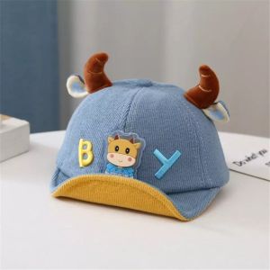 T.I - Topi Bisbol Anak Laki Perempuan Chicco Cow Baseball Hat Import