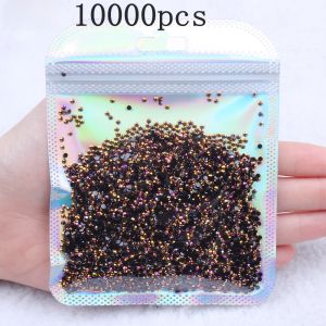 ใหม่ด้านล่างแบนเรซิ่น Rhinestones 2mm 10000pcs-สี DIY โทรศัพท์มือถือความงามกาว กิ๊บติดผม อุปกรณ์เสริม