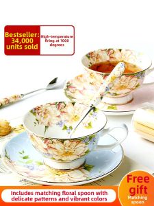 PINLAIYUN | Elegant Home Use Bone China Coffee Set