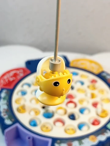 Electric rotating magnetic fishing plate childrens early education educational multifunctional toy boy and girl gift