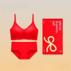 MiiOW | ชุดชั้นในสตรี ชุดชั้นในสีแดง ชุดชั้นในแบบไร้ตะเข็บ ชุดชั้นในวันเกิดใหม่ ชุดชั้นในวันหยุด ชุดชั้นในวันแต่งงาน ชุดชั้นในวันหยุด